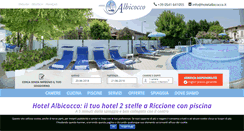 Desktop Screenshot of hotelalbicocco.it
