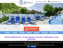 Tablet Screenshot of hotelalbicocco.it